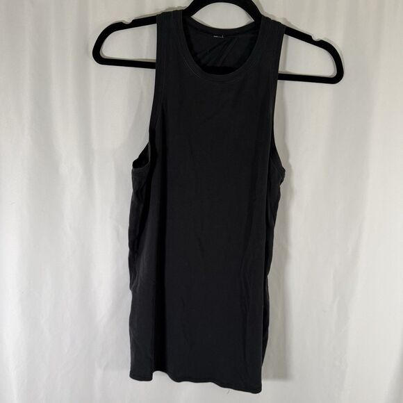 Lululemon Tank Top Women's Small Solid Black Open Back Breathable Lightweight - Picture 1 of 7